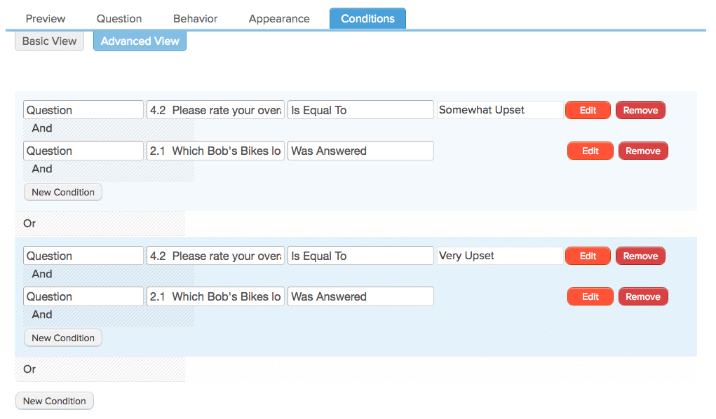 How To Add Conditions Branching Skip Logic Checkbox Survey Developer Center