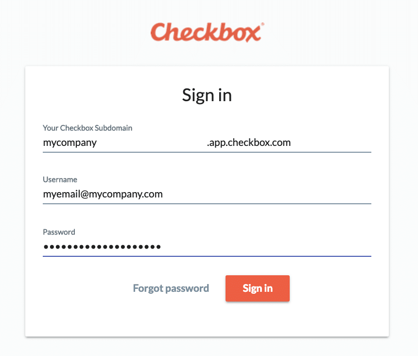 Checkbox Survey login