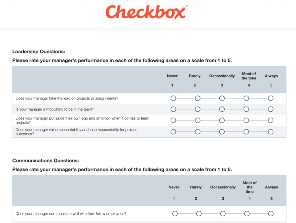 Checkbox Enterprise Survey Software