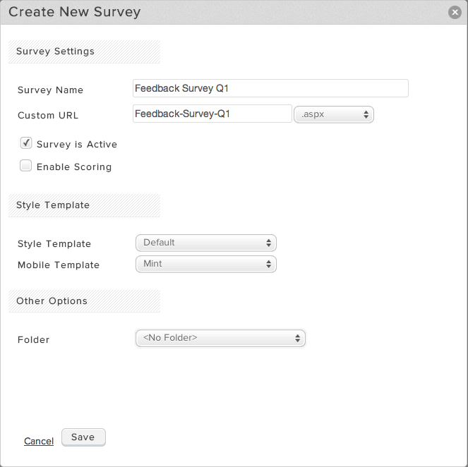 Quick Start Create A Simple Survey Checkbox Survey Developer Center - quick start create a simple survey